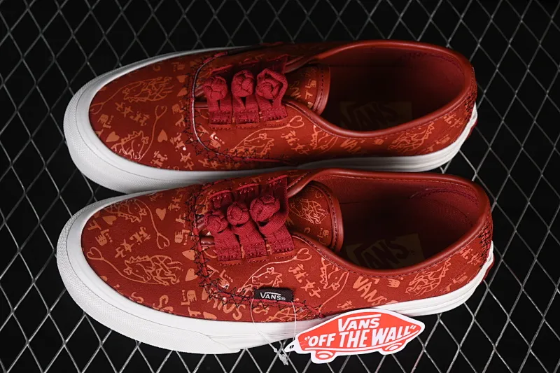 All categories Vans Vans series Vans Low Vans Authentic Year of the Horse limited low-top casual skateboard shoes VN000Z3UHRU